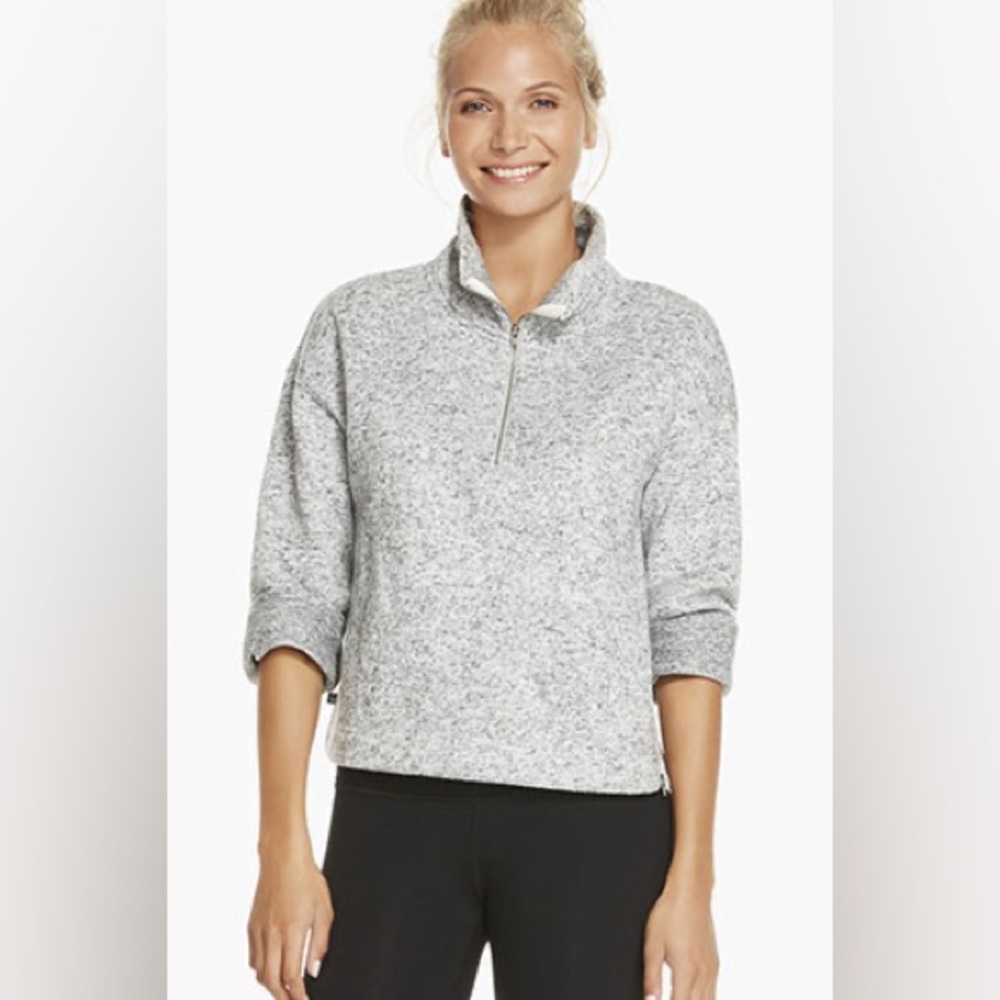 Fabletics Alpine Quarter Zip Pullover Sweater - image 1
